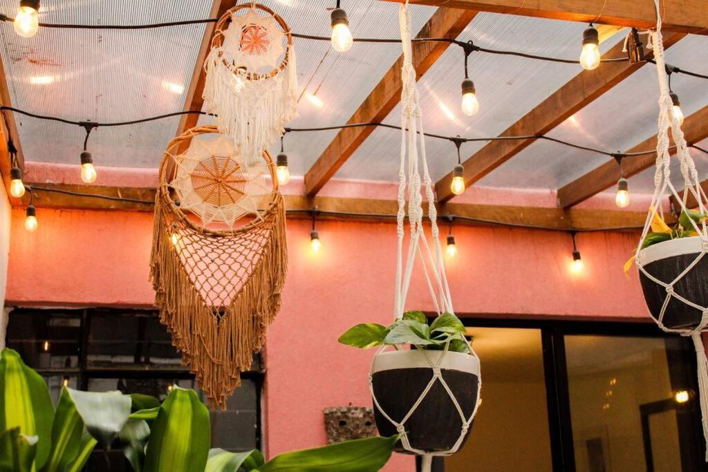 New Mex Inspired Bo-Ho Chic Apartment With Private Patio And Roof Terrace Mexico City Exterior photo