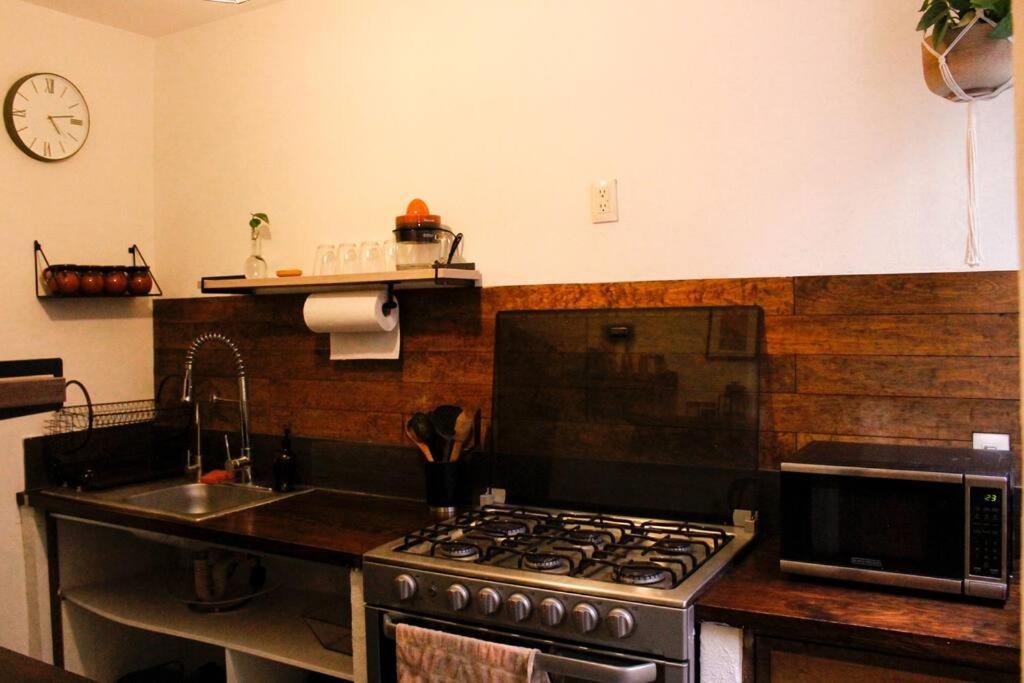 New Mex Inspired Bo-Ho Chic Apartment With Private Patio And Roof Terrace Mexico City Exterior photo
